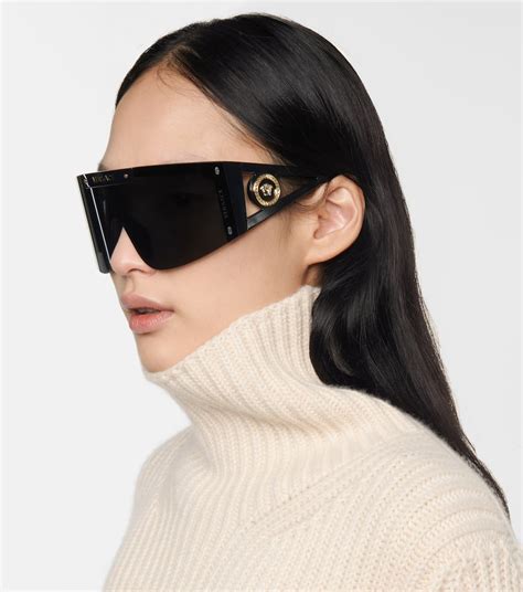 oversized Versace sunglasses